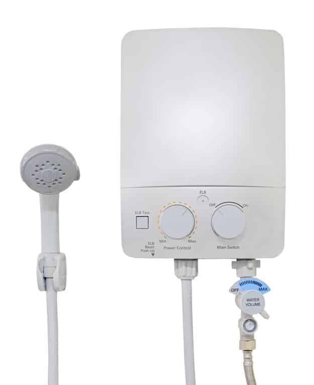commercial Tankless water heater and the shower